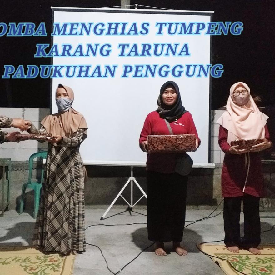 Karang Taruna Padukuhan Penggung Adakan Lomba Membuat dan Menghias Tumpeng  